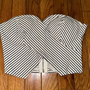 Charlotte Russe Criss Cross Tube Top